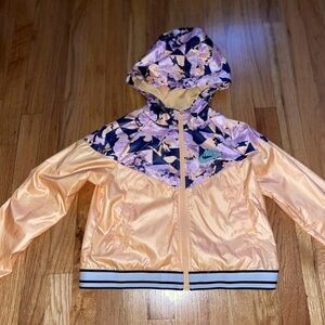 Nike Sportswear Girls Zip Windrunner Lightweight Jacket CU8204 SIZE LARGE